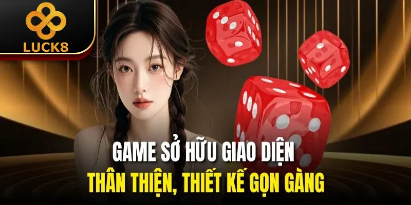 Game sở hữu giao diện thân thiện, thiết kế gọn gàng